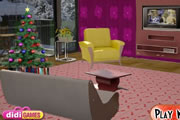 3D Christmas Living Room