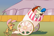 ren and stimpy crazy cannon game