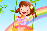 Flying Swing Girl game