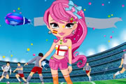 Football Cheerleaders Dress Up game