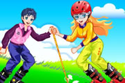 Grass Skiing Lovers