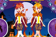 Halloween Devil Twins