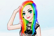 Rainbow Hair Colours