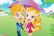 Romantic Raining Love