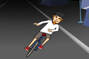 Unicycle Relay game